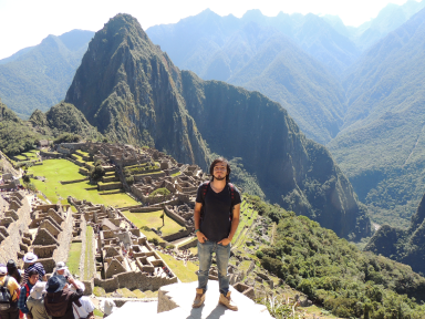me in Machu Picchu